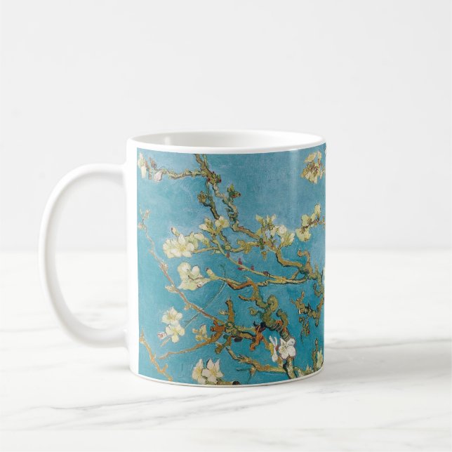 Van Gogh Almond Blossom (1890) Poster  Kaffemugg (Vänster)