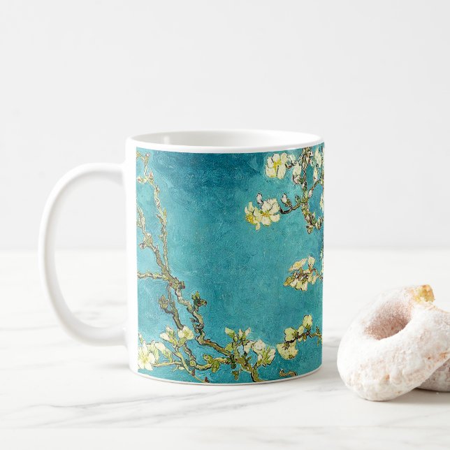 Van Gogh Almond Blossoms Classic Impressionism Kaffemugg (Med munk)