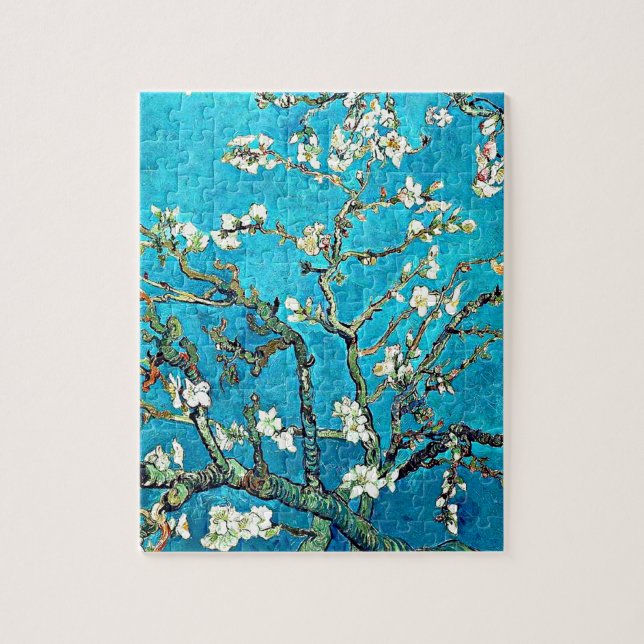 Van Gogh - Almond Grenar Pussel (Vertikal)