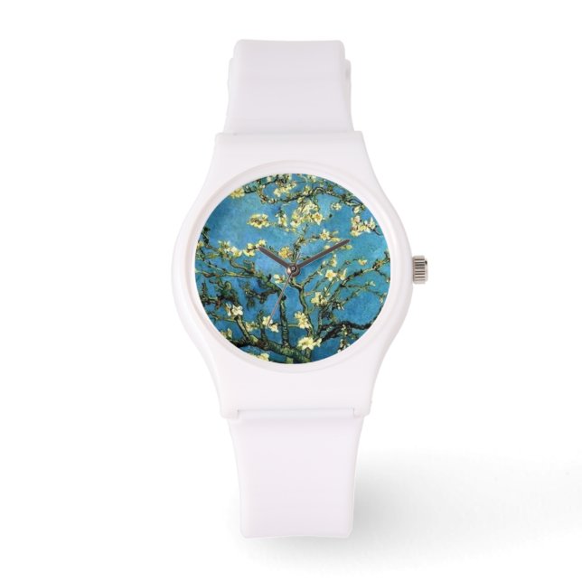Van Gogh Apple Blommars Armbandsur (Framsida)