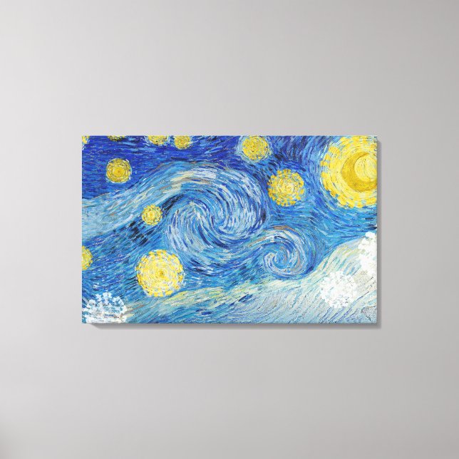 Van Gogh är Starry Natt Canvas (Framsida)