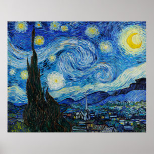 Van Gogh är Starry Natt Poster