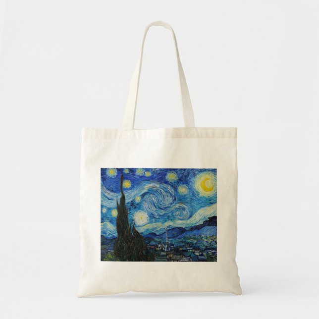 Van Gogh är Starry Natt Tygkasse (Framsidan)