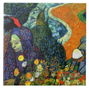 Van Gogh - Arles damer, Kakelplatta