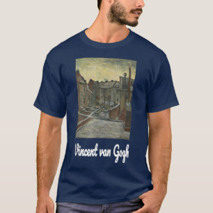 Van Gogh Art Backyards från gamla hus i Antwerpen T Shirt
