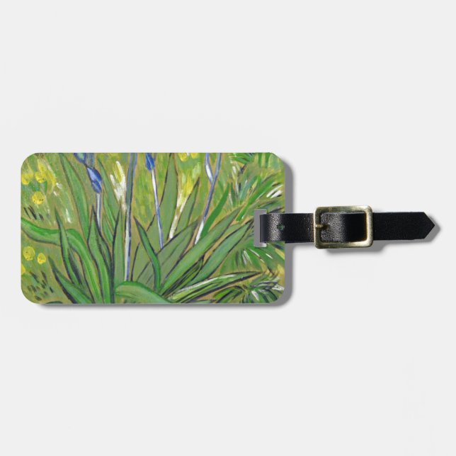 Van Gogh art Irises, akrylireproduktion Bagagebricka (Horisontell Framsida)