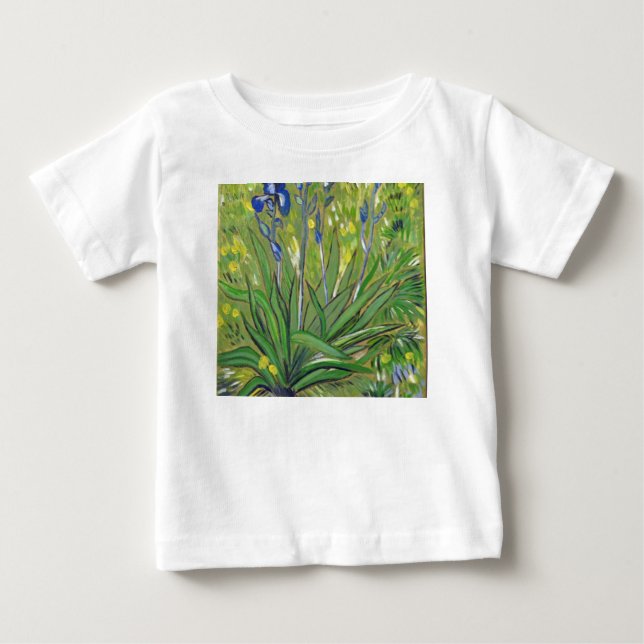Van Gogh art Irises, akrylireproduktion Tee (Framsida)