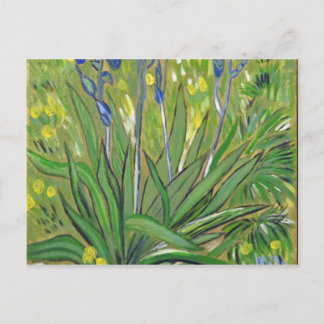 Van Gogh art Irises, akrylireproduktion Vykort