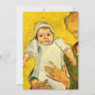 Van Gogh - Augustine Roulin och hennes Baby Kort