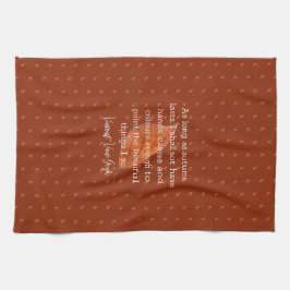 Van Gogh Autumn Quote Decor For Home Kökshandduk