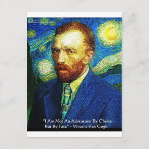 Van Gogh "Äventyrare Genom Ödet" Gåvor T-shirts Mu Vykort