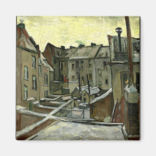 Van Gogh - Backyards i Antwerpen Magnet