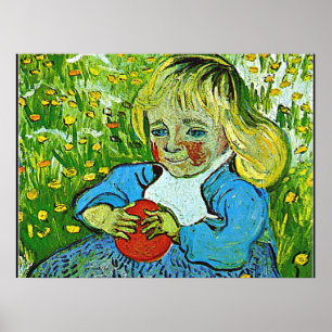 Van Gogh - Barn med Orange Poster