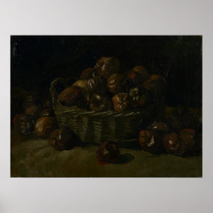 Van Gogh - Basket i äpplen Poster