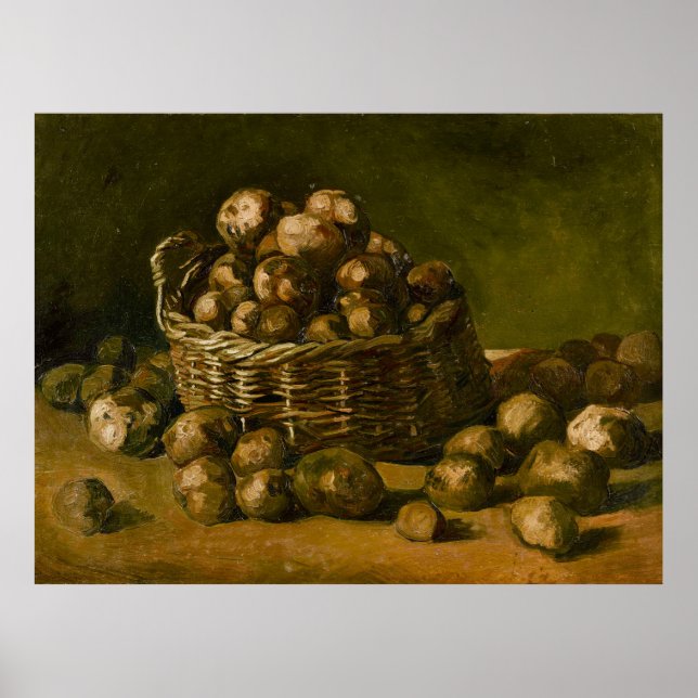 Van Gogh Basket of Potatoes Poster (Framsidan)