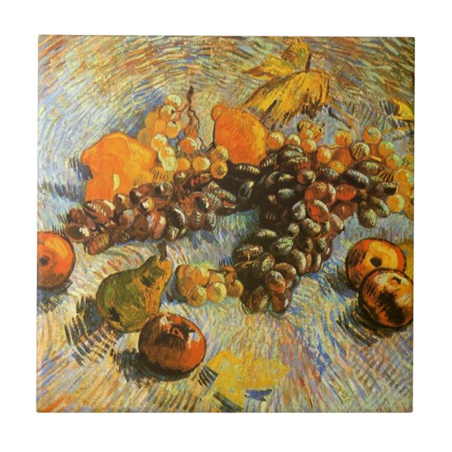 Van Gogh Berömd Painting Frukeramik Tile Kakelplatta (Framsidan)