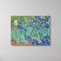 Van Gogh Berömda Blå Iriser Blommig Oljemålning