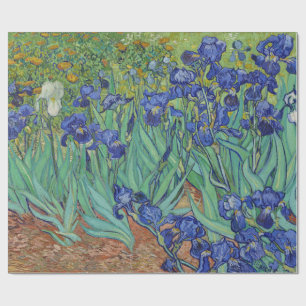 Van Gogh Berömda Blå Iriser Blommig Oljemålning Presentpapper
