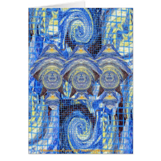 Van Gogh besökare på en Starry natt Hälsningskort