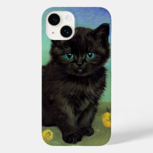 Van Gogh Black Cat Gula blommor