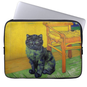 Van Gogh Black Cat Laptop Fodral