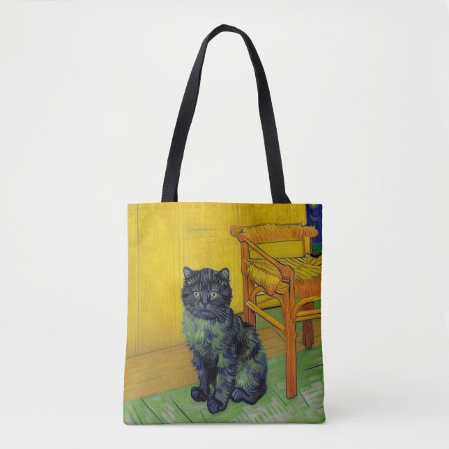Van Gogh Black Cat Tygkasse (Framsida)