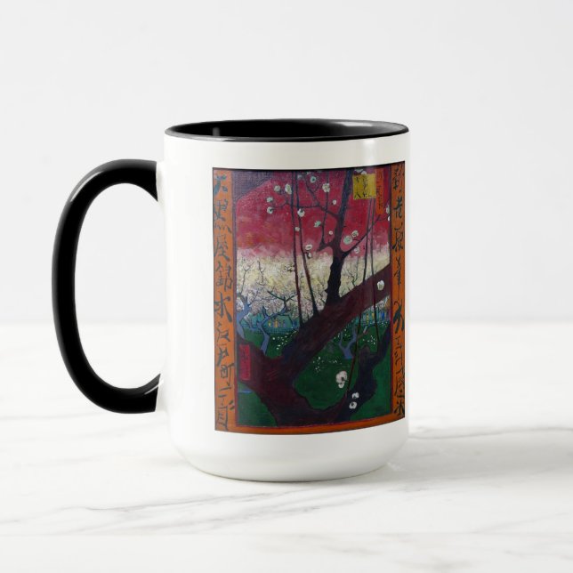 Van Gogh Blommande Plommonträd Mugg (Vänster)