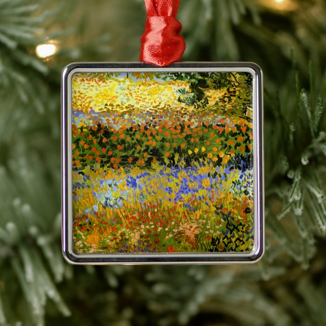Van Gogh - Blommande trädgård Julgransprydnad Metall (Träd)