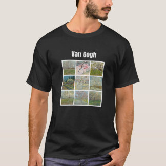 Van Gogh Blommar Art Modern Art Vintage Retro Grap T Shirt