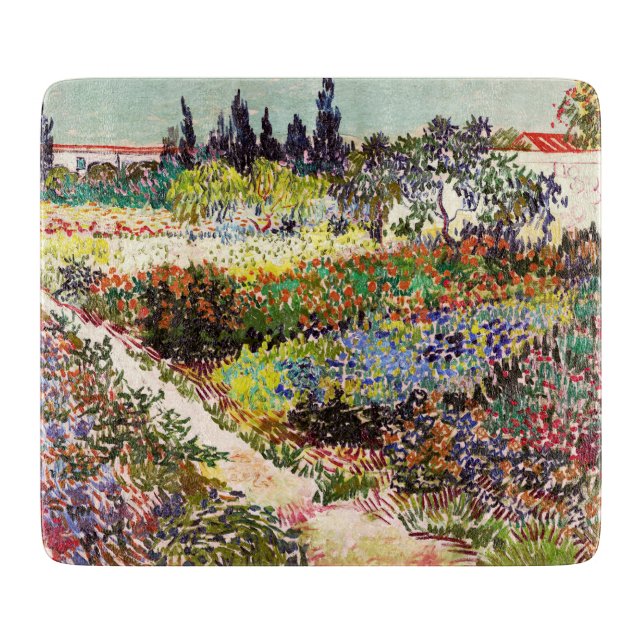 Van Gogh Blommar Garden at Arles Blommigt Fine Art (Framsidan)