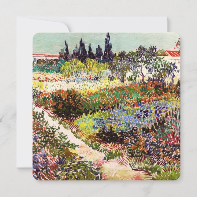 Van Gogh Blommar Garden at Arles Blommigt Fine Art (Framsida)