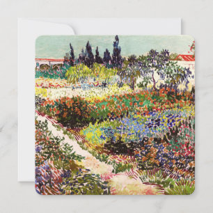Van Gogh Blommar Garden at Arles Blommigt Fine Art