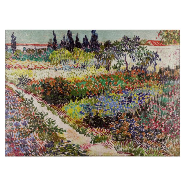 Van Gogh Blommar Garden at Arles Blommigt Fine Art (Framsidan)