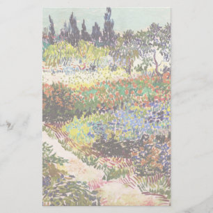 Van Gogh Blommar Garden at Arles Blommigt Fine Art Brevpapper