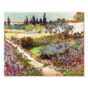 Van Gogh Blommar Garden at Arles Blommigt Fine Art Fototryck