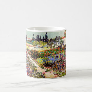 Van Gogh Blommar Garden at Arles Blommigt Fine Art Kaffemugg