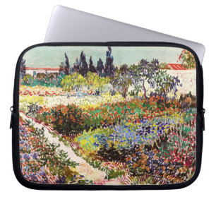 Van Gogh Blommar Garden at Arles Blommigt Fine Art Laptop Sleeve