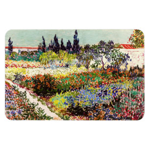 Van Gogh Blommar Garden at Arles Blommigt Fine Art Magnet