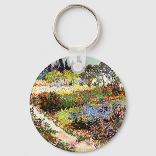 Van Gogh Blommar Garden at Arles Blommigt Fine Art Nyckelring