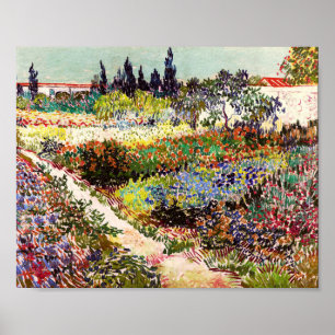 Van Gogh Blommar Garden at Arles Blommigt Fine Art Poster