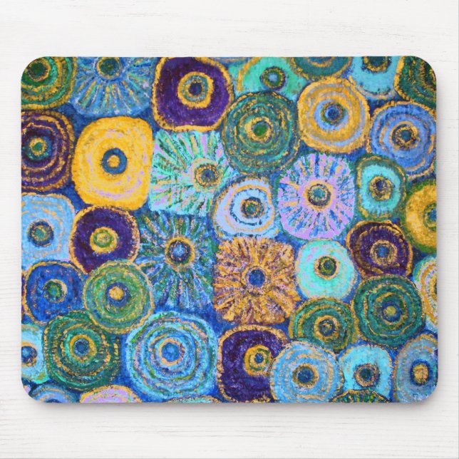 Van Gogh blommar Mousepad Musmatta (Framsidan)