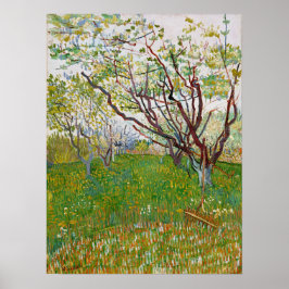 Van Gogh Blommar Orchard Painting Poster