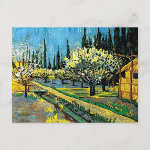 van gogh - Blommar Orchard Vykort