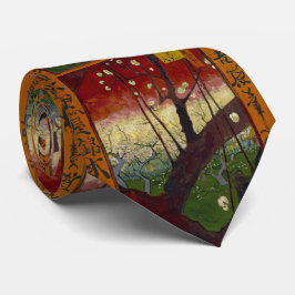 Van Gogh Blommar Plum Träd Slips