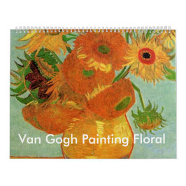 Van Gogh blommigt bra art Kalender