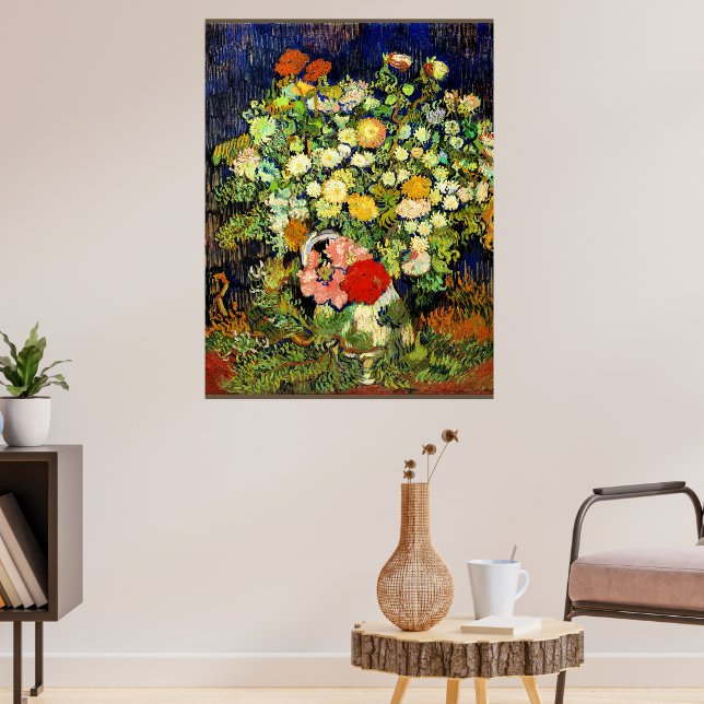 Van Gogh - Blommor i Vas Poster (Vardagsrum 3)