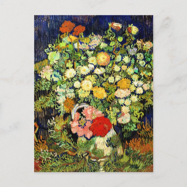 Van Gogh - Blommor i Vas Vykort (Framsida)