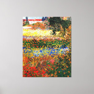 Van Gogh - Blomsterträdgård Canvastryck