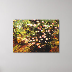 Van Gogh - Blooming Ro Bush Canvastryck