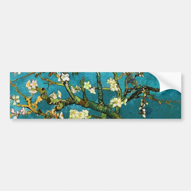 Van Gogh Blossoming Almond Träd (F671) Fine Art Bildekal (Framsidan)